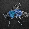 Insekten - Kein digitales Produkt auf meinem Produkt gestickt