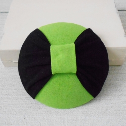 Fascinator zwei Farbe Schwarz und Grün