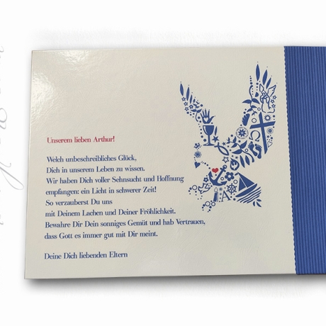 Großes Taufalbum Fisch Adler