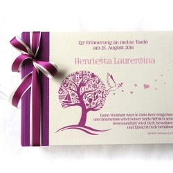 Großes Fotoalbum zur Taufe