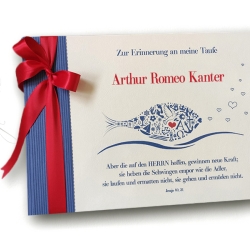 Großes Taufalbum Fisch Adler