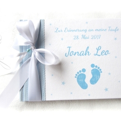 Fotogästebuch Taufe Füßchen