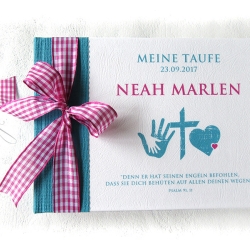 Taufbuch Hände Kreuz Herz