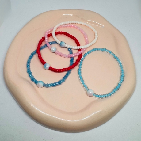  Handgemachtes Perlenarmband Freundschaftsarmband für den Sommer
