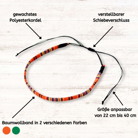 Wasserfestes Fußband – Boho Schmuck für Urlaub & Festival