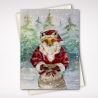 Weihnachtskarte Klappkarte Handarbeit