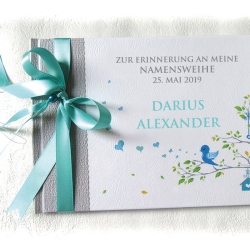 Gästebuch Namensweihe mint