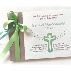 Gästebuch Taufe Kreuz Mosaik