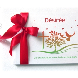 Gästebuch Taufe Baum Kreuz