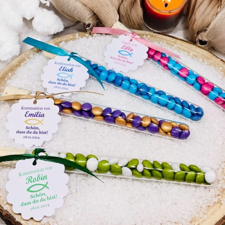 Einzigartige Gastgeschenke für Taufe, Kommunion und Konfirmation