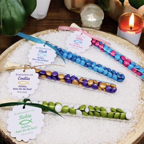 Einzigartige Gastgeschenke für Taufe, Kommunion und Konfirmation