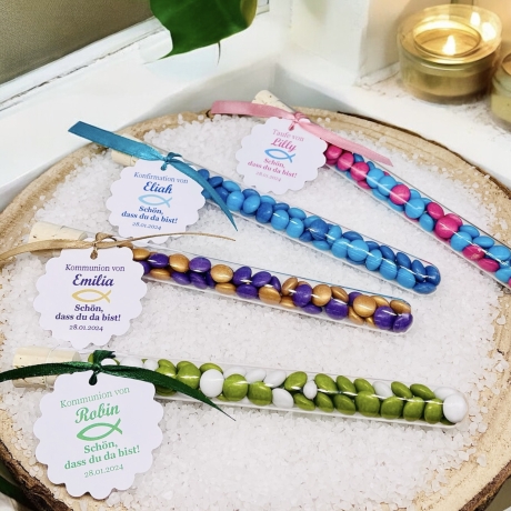 Einzigartige Gastgeschenke für Taufe, Kommunion und Konfirmation