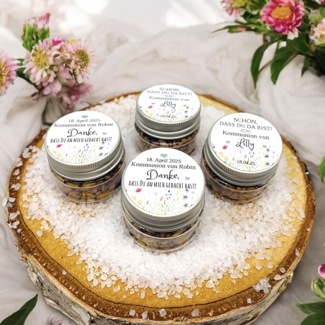 Gastgeschenk Blume Kommunion- Gastgeschenk Konfirmation- Taufe