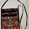Handgearbeitete Damenschultertasche - Baumwolle mit Stickerei