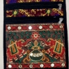Handgearbeitete Damenschultertasche - Baumwolle mit Stickerei