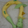 Bettschlange Drache, Puckschnecke, Bettrolle, Wickeltischrolle