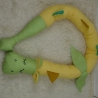 Bettschlange Drache, Puckschnecke, Bettrolle, Wickeltischrolle