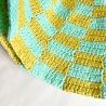 Gehäkelter Anglerhut RAMONA, Hut aus Baumwolle, cooles Muster