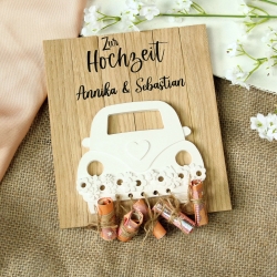 Geschenk zur Hochzeit – Geldgeschenk mit Auto & Namen
