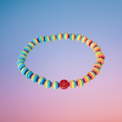 Perlenarmband SMILE