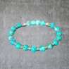 Perlenarmband Türkis