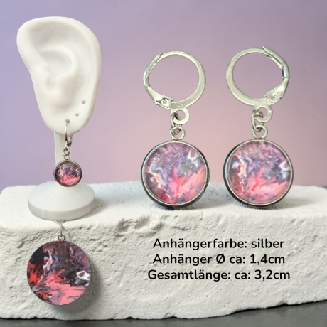 Schmuckset mit Motivstein