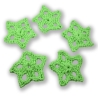 5er-Set XL Häkelsterne „Glow in the Dark“ – Handgefertigt (9 cm)