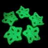 5er-Set XL Häkelsterne „Glow in the Dark“ – Handgefertigt (9 cm)