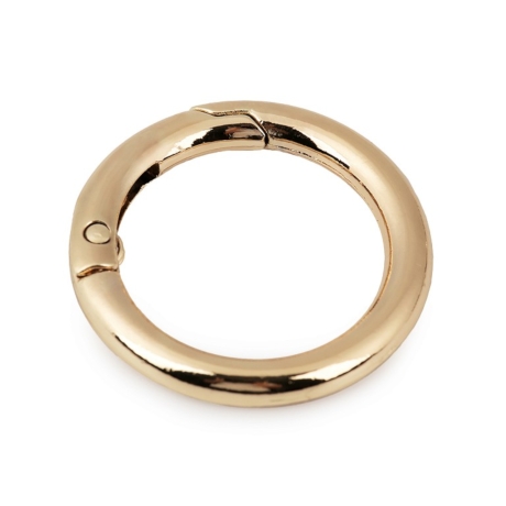 Karabiner Ring 25mm Gold Silber Schwarz Altmessing