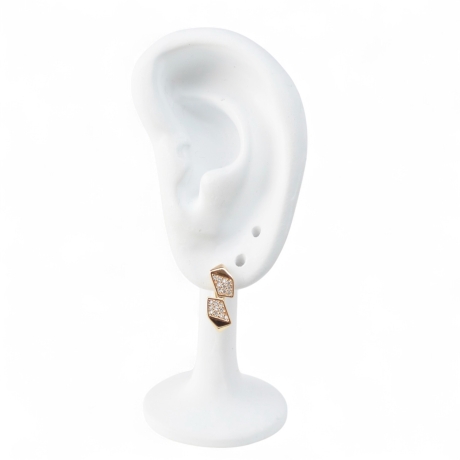 18K Gold Ohrringe – Klassischer Schmuck für Frauen
