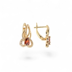 18K Vergoldete Ohrringe – Feine Damen Ohrringe mit Goldfinish