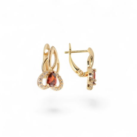 18K Vergoldete Ohrringe – Feine Damen Ohrringe mit Goldfinish