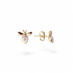 18K Vergoldete Ohrringe – Moderne Eleganz mit goldenem Glanz