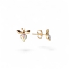 18K Vergoldete Ohrringe – Moderne Eleganz mit goldenem Glanz