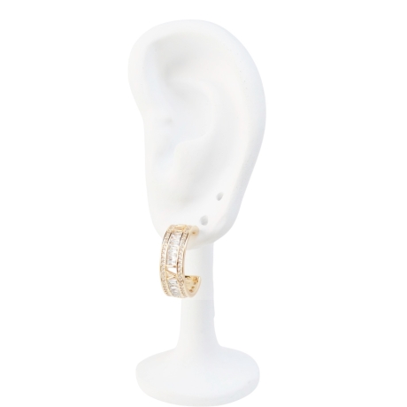 18K Vergoldete Ohrringe – Moderne Eleganz mit femininem Stil