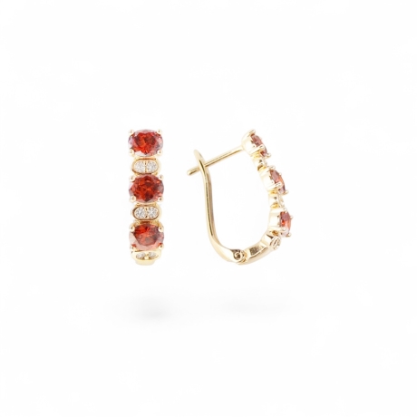 18K Vergoldete Ohrringe – Edles Design mit goldenem Glanz