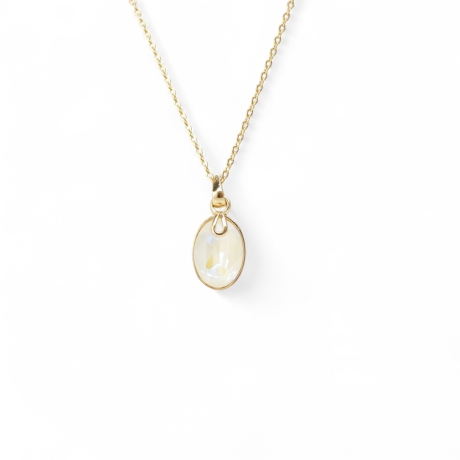 Vergoldete Halskette mit feiner Verarbeitung und elegantem Stil
