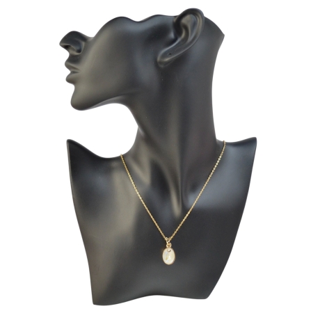 Vergoldete Halskette mit feiner Verarbeitung und elegantem Stil