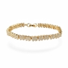 18K Vergoldete Armbänder Mit Edlem Goldfarbenem Finish