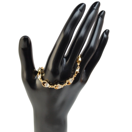 18K Vergoldete Armbänder Mit Feiner Goldoptik