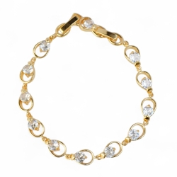 18K Vergoldete Armbänder Mit Feiner Goldoptik