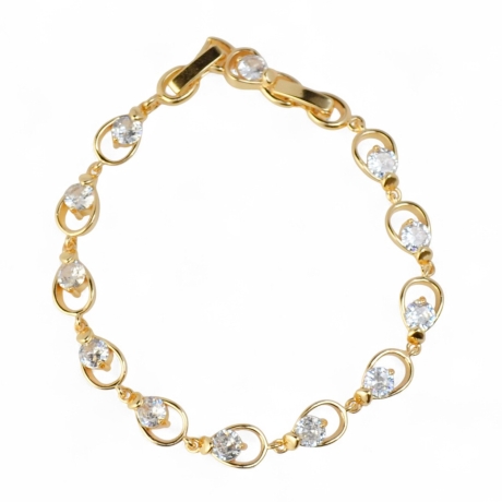 18K Vergoldete Armbänder Mit Feiner Goldoptik