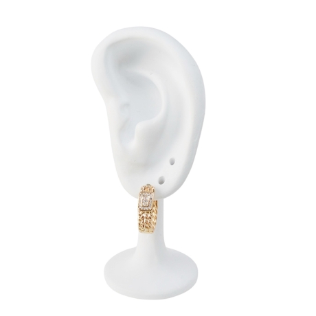 18K Gold Ohrringe – Stilvolle Creolen aus Gold Plated