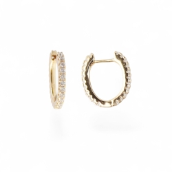 18K Vergoldete Ohrringe – Minimalistische Eleganz in Gold