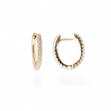 18K Vergoldete Ohrringe – Minimalistische Eleganz in Gold