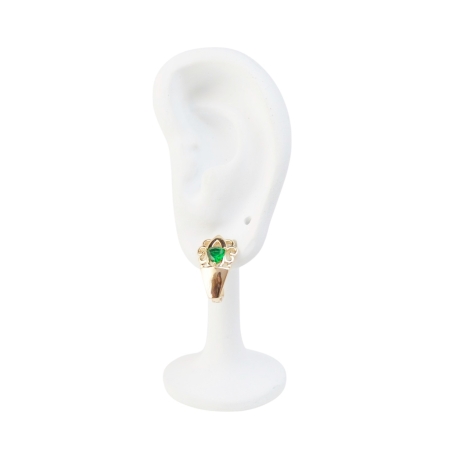18K Vergoldete Ohrringe – Goldene Damen Accessoires mit Eleganz
