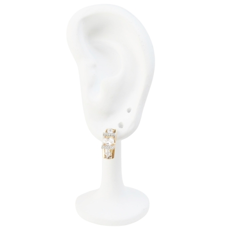 18K Vergoldete Ohrringe – Feine Damen Accessoires in Gold