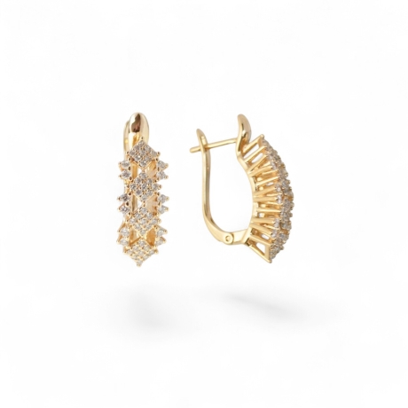 18K Vergoldete Ohrringe – Goldene Eleganz für modebewusste Damen