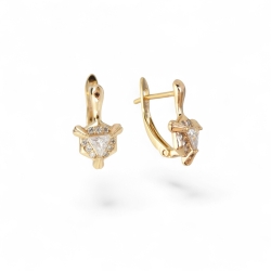 18K Vergoldete Ohrringe – Eleganter Goldschmuck mit moderner Note