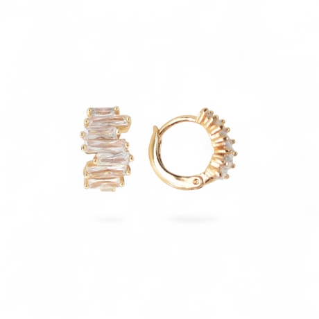 18K Vergoldete Ohrringe Zarte Ohrringe für elegante Looks